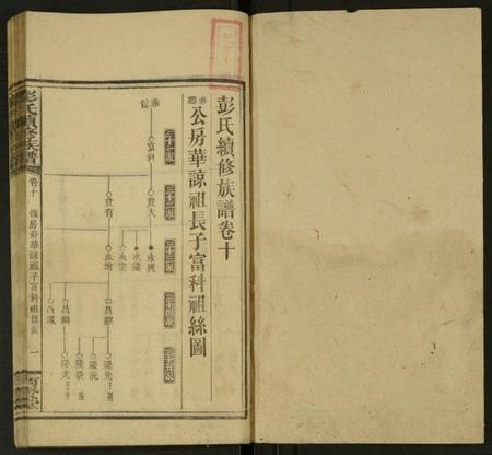 湖南彭氏族谱-彭氏续修族谱 [存13卷].pdf电子版预览图1