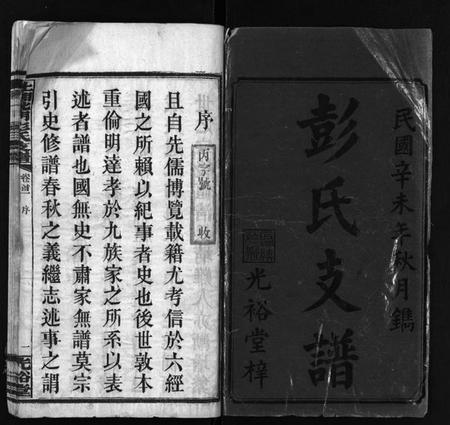 湖南彭氏族谱-上湘北门彭氏支谱 [15卷,首2卷].pdf电子版预览图2