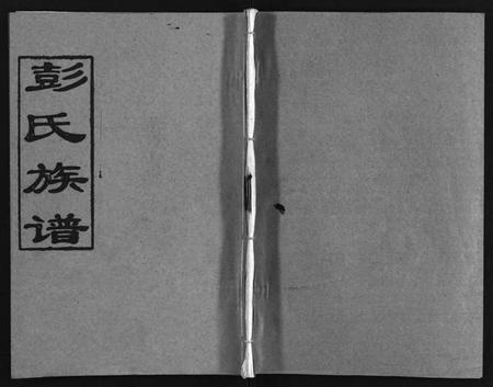 湖南彭氏族谱-彭氏族谱 [11卷,首1卷].pdf电子版预览图1