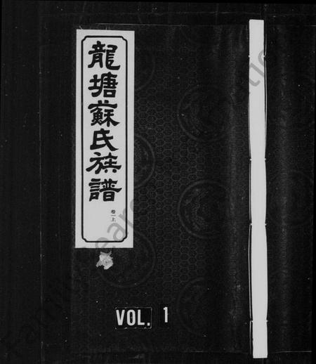 湖南苏氏族谱-龙塘苏氏族谱 [26卷].pdf电子版预览图1