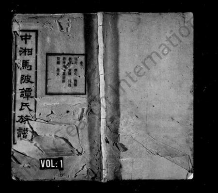 湖南谭氏族谱-中湘马陂谭氏族谱 [20卷].pdf电子版预览图1