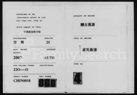 湖南唐氏族谱-唐氏族谱.pdf电子版