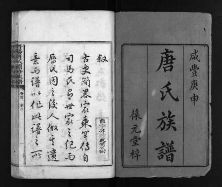 湖南唐氏族谱-唐氏族谱 [6卷,及卷首末].pdf电子版预览图2