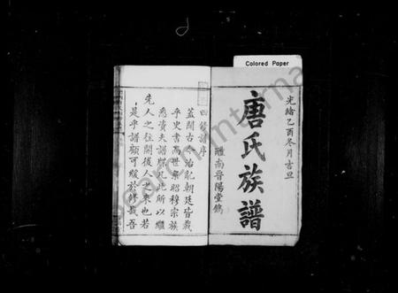 湖南唐氏族谱-唐氏族谱 [8卷,首末各1卷].pdf电子版预览图2