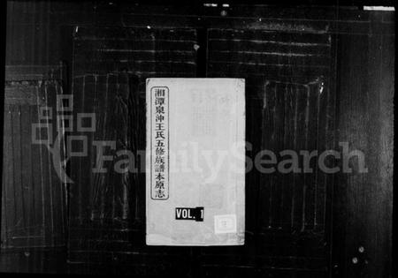 湖南王氏族谱-湘潭泉冲王氏五修族谱本原志.pdf电子版缩略图