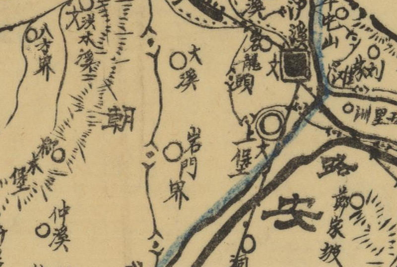 1944年湖南《泸溪县图》预览图1