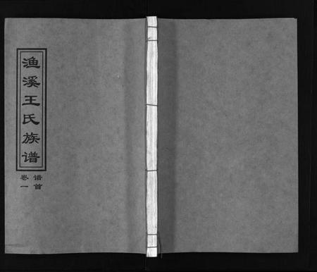 湖南王氏族谱-渔溪王氏族谱 [世系4卷,行传5卷,首5卷].pdf电子版预览图1