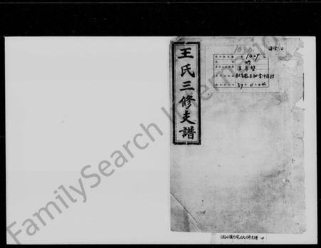 湖南王氏族谱-王氏三修支谱 [4卷].pdf电子版缩略图