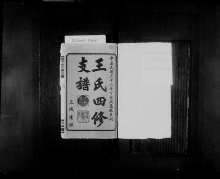 湖南王氏族谱-王氏四修支谱 [12卷].pdf电子版预览图1