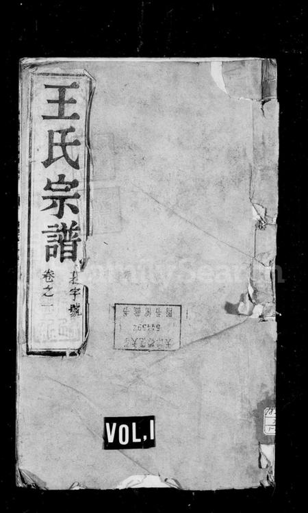 湖南王氏族谱-王氏族谱 [18卷,及卷首].pdf电子版预览图1