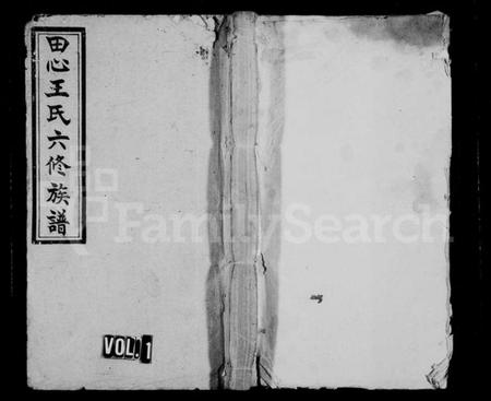 湖南王氏族谱-邵陵田心王氏六修族谱 [39卷,首末各1卷].pdf电子版预览图1