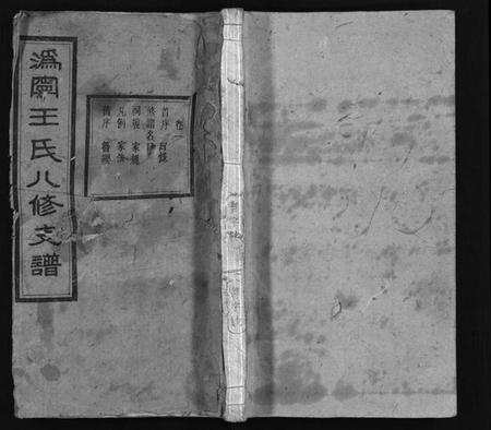 湖南王氏族谱-沩宁王氏八修支谱 [10卷].pdf电子版预览图1