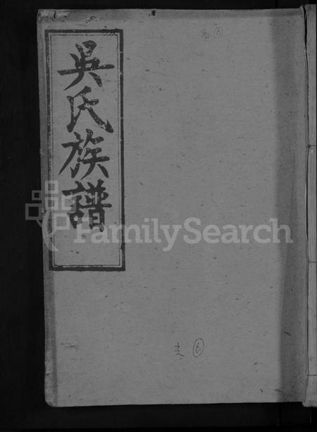 湖南吴氏族谱-吴氏大同族谱 [不分卷].pdf电子版缩略图