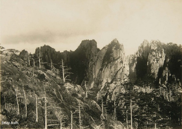 1929年安徽黄山的秀美风光老照片预览图6