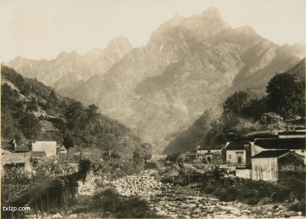 1929年安徽黄山的秀美风光老照片预览图2