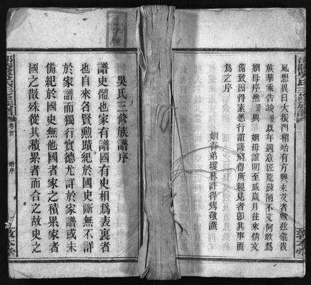 湖南吴氏族谱-邵陵吴氏三修族谱 [8卷,首1卷].pdf电子版预览图1