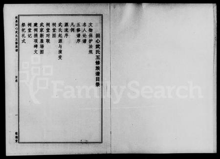 湖南武氏族谱-攸县田心武氏五修族谱.pdf电子版预览图1