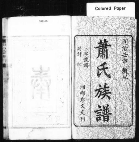 湖南萧氏族谱-萧氏族谱.pdf电子版预览图2