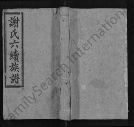 湖南谢氏族谱-谢氏六续族谱 [28卷,首1卷].pdf电子版缩略图