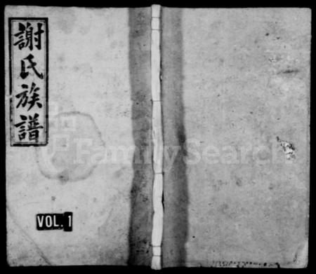 湖南谢氏族谱-谢氏族谱 [28卷,首2卷].pdf电子版预览图1