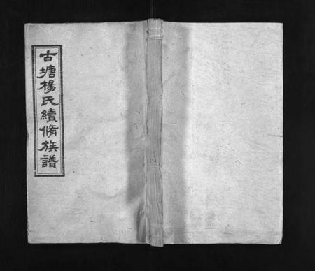 湖南杨氏族谱-古塘杨氏续修族谱 [26卷].pdf电子版预览图1