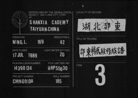 湖南杨氏族谱-杨氏续修族谱 [14卷,首末各1卷].pdf电子版缩略图