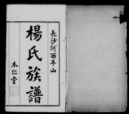 湖南杨氏族谱-长沙河西平山杨氏族谱 [28卷].pdf电子版预览图1