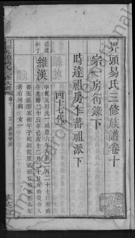 湖南易氏族谱-界头易氏族谱 [20卷].pdf电子版预览图2