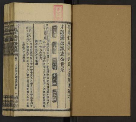 湖南尹氏族谱-仁风尹氏七修族谱 [27卷及卷首中末9卷].pdf电子版预览图1