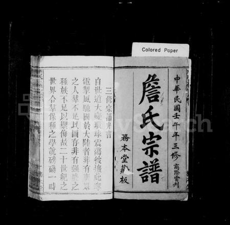 湖南詹氏族谱-詹氏宗谱 [12卷,首2卷,末1卷].pdf电子版预览图2