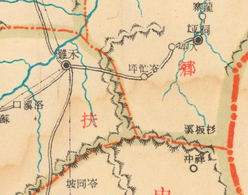 1940年湖南《晃县图》预览图2