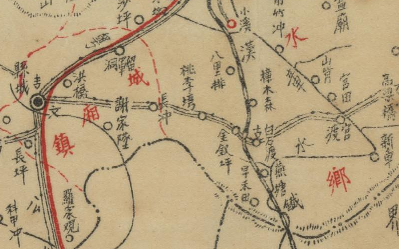 1938年《湖南省宜章县图》预览图2