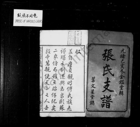 湖南张氏族谱-张氏支谱 [5卷].pdf电子版预览图1