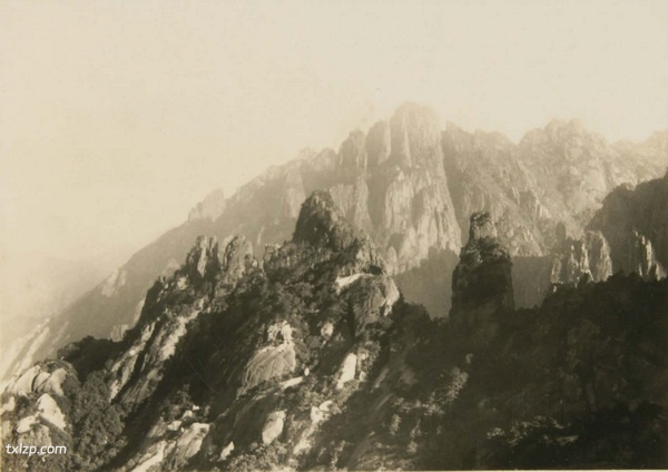 1929年安徽黄山的秀美风光老照片预览图18