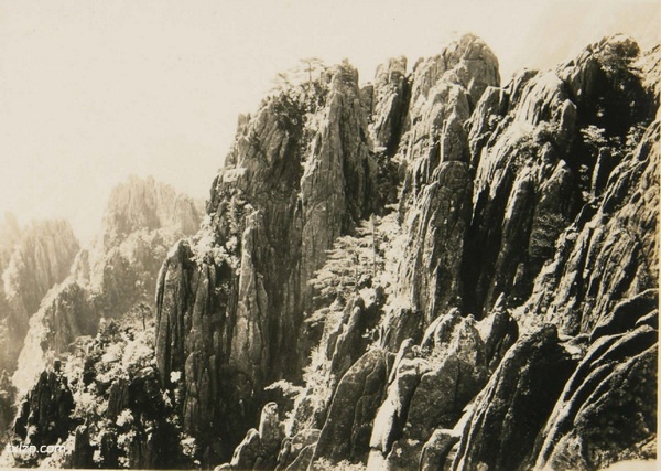 1929年安徽黄山的秀美风光老照片预览图19