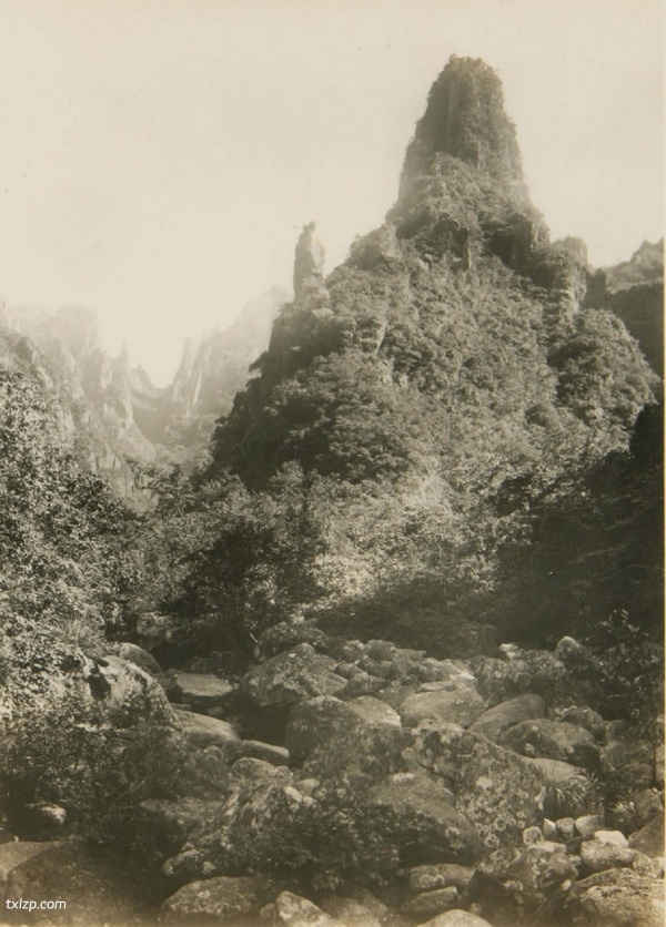 1929年安徽黄山的秀美风光老照片预览图21