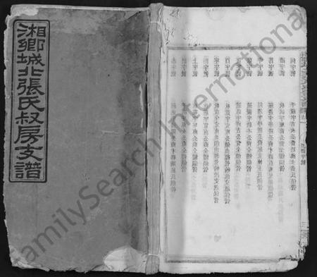 湖南张氏族谱-湘乡城北张氏叔房支谱 [10卷].pdf电子版缩略图