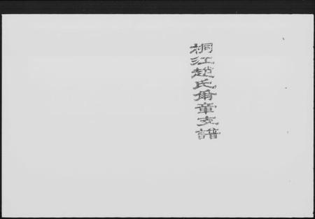 湖南赵氏族谱-桐江赵氏尔章公支谱 [4卷,首1卷].pdf电子版缩略图