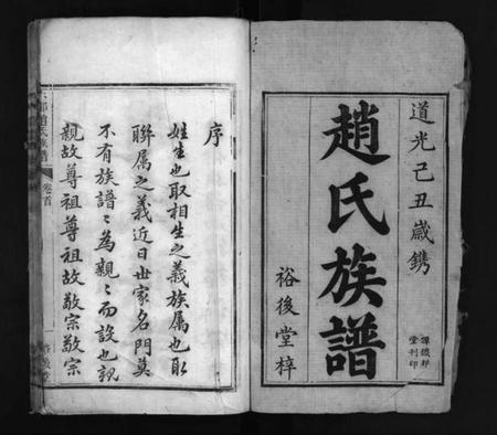 湖南赵氏族谱-赵氏族谱 [12卷,首1卷].pdf电子版预览图1