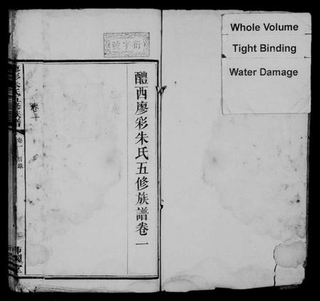 湖南朱氏族谱-醴西廖彩朱氏族谱 [14卷].pdf电子版预览图1