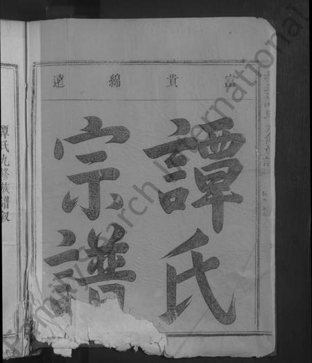 江西谭氏族谱-招携谭氏九修族谱 [不分卷].pdf电子版预览图2