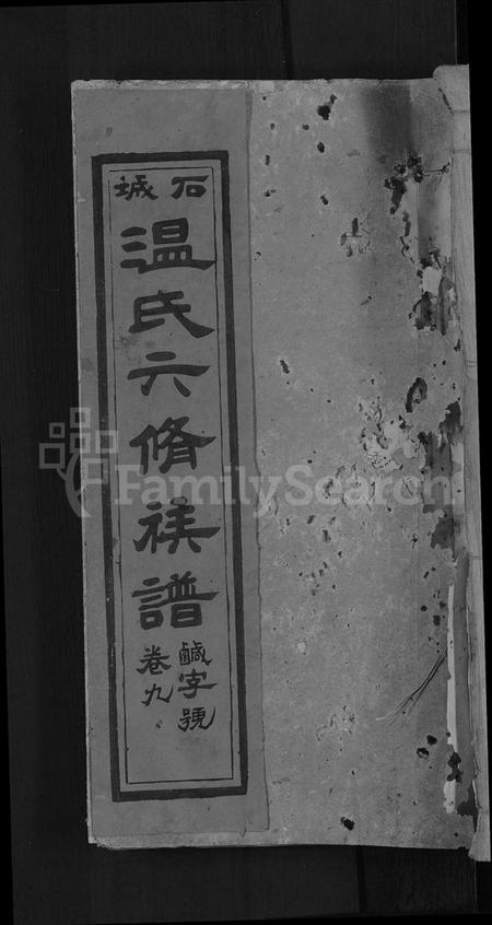 江西温氏族谱-石城太原温氏六修家谱 [10卷,首2卷].pdf电子版缩略图