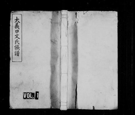 江西文氏族谱-大义口文氏族谱 [14卷].pdf电子版预览图1