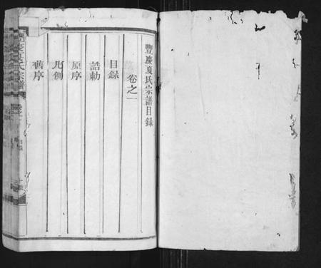 江西夏氏族谱-丰庆夏氏宗谱 [8卷].pdf电子版预览图1