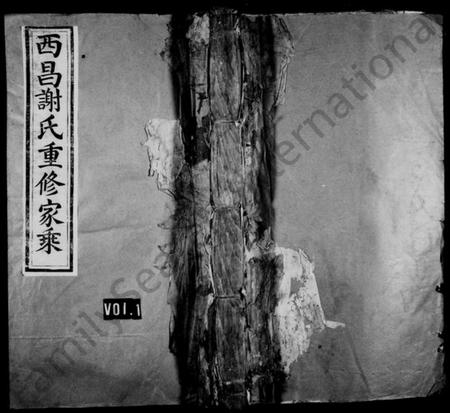 江西谢氏族谱-西昌谢氏重修家乘.pdf电子版缩略图