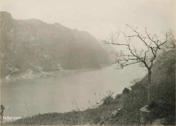 1928年三峡老照片 百年前美丽奇绝长江三峡风光预览图3