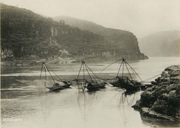1928年三峡老照片 百年前美丽奇绝长江三峡风光预览图5