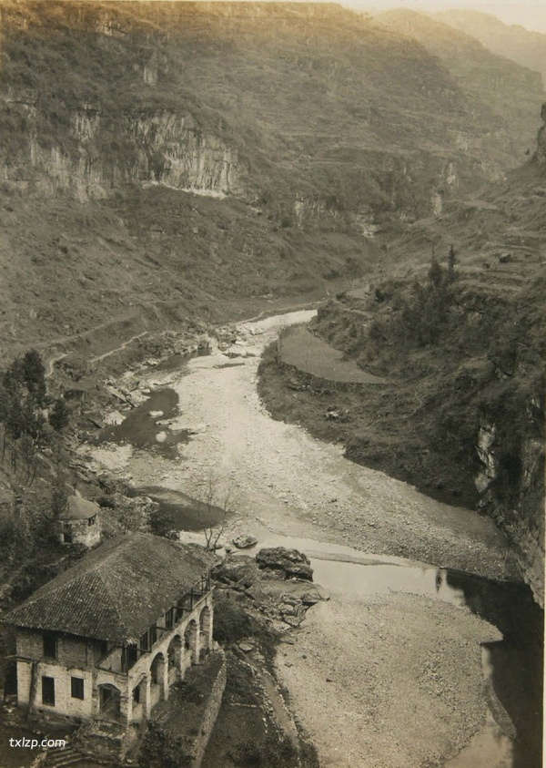1928年三峡老照片 百年前美丽奇绝长江三峡风光预览图8