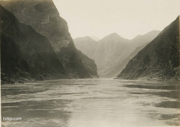 1928年三峡老照片 百年前美丽奇绝长江三峡风光预览图9
