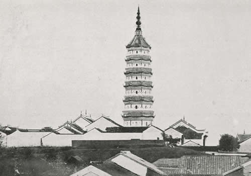 1910年安徽安庆老照片 天柱阁|振风塔|小孤山